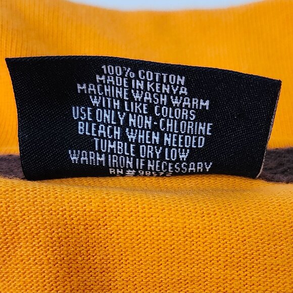 Vtg Steve & Barry's University Sportswear Orange Half-Zip Pullover College Fall - Picture 7 of 10